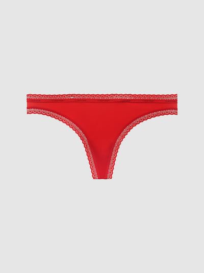 Calvin Klein Underwear HU713190 | Calvin Klein Bottoms Up Női Tanga Piros